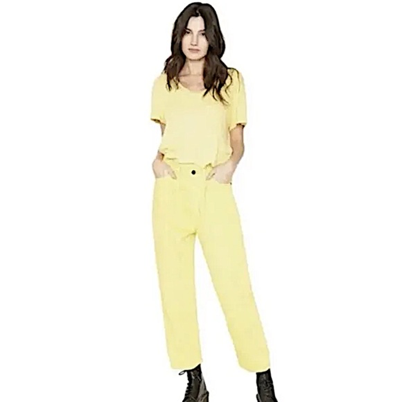 Free People Denim - SOLD! Free People x Sandrine Rose Wide Leg Crop Jeans